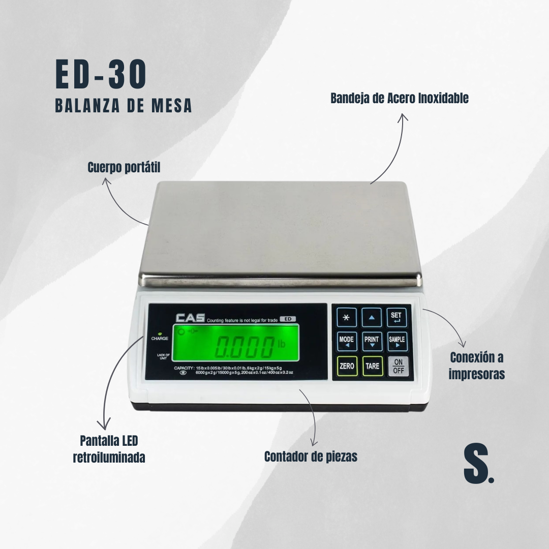 ED | Balanza contadora de piezas