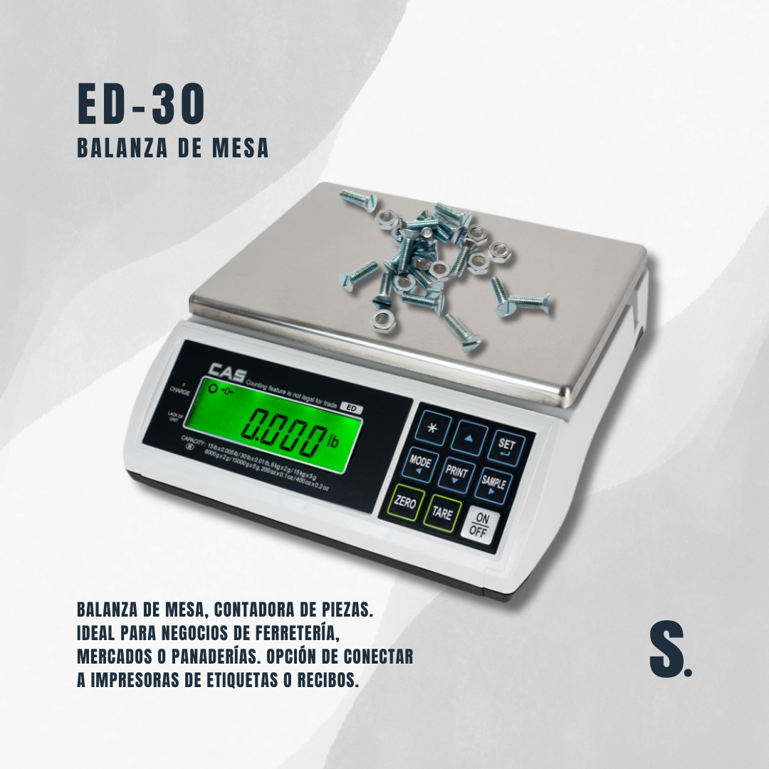 ED | Balanza contadora de piezas