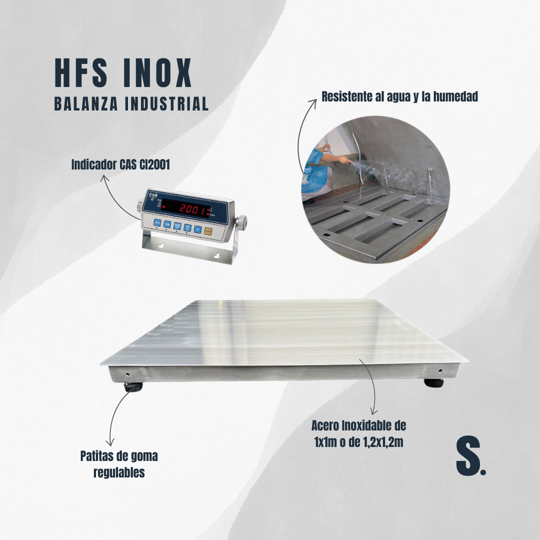 HFS INOX | Balanza Industrial de Alto Tráfico para exteriores