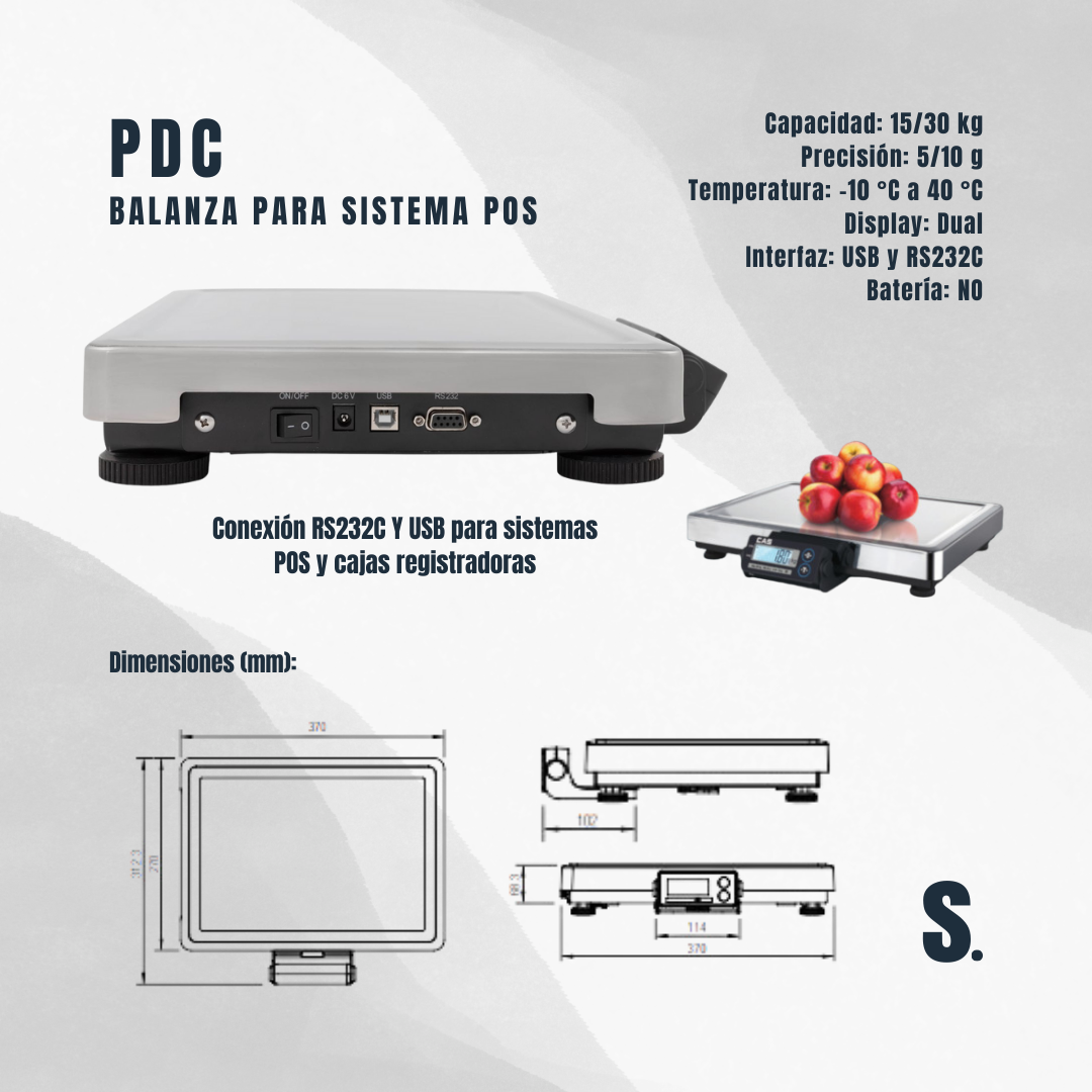 PDC | Balanza para Sistemas POS