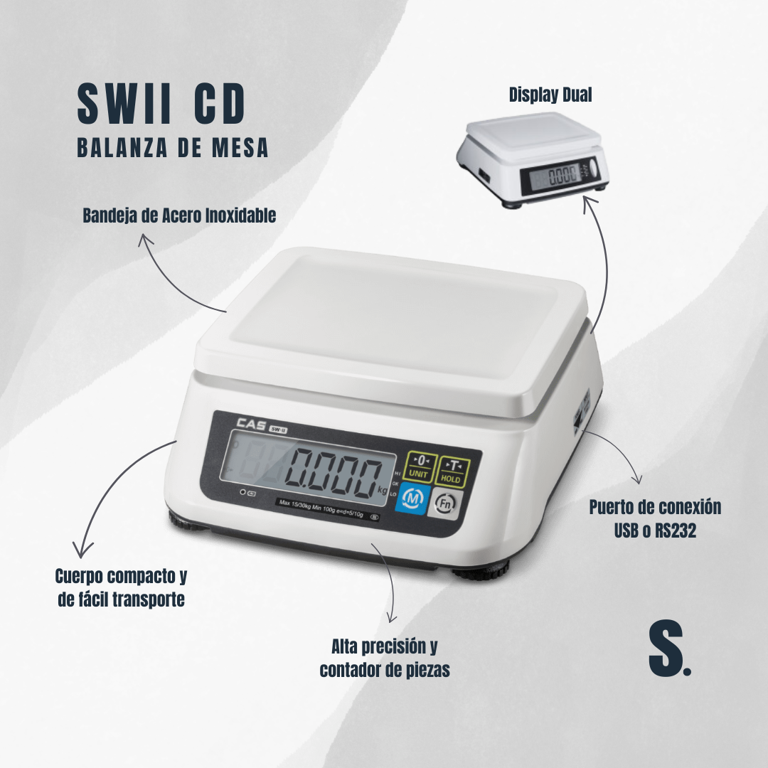 SWII CD | Balanza Comercial Compacta